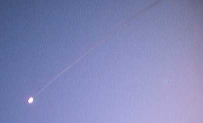 First stage burn (by Ron Rhrenbacher)