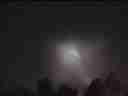 Post-launch exhaust cloud and afterglow.  Copyright 2000 by Patrick McGeehan.