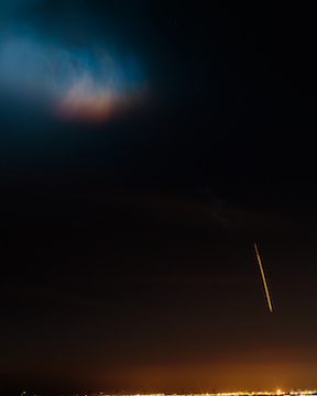 Descent burn of first stage