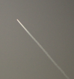 Falcon 9 ascending